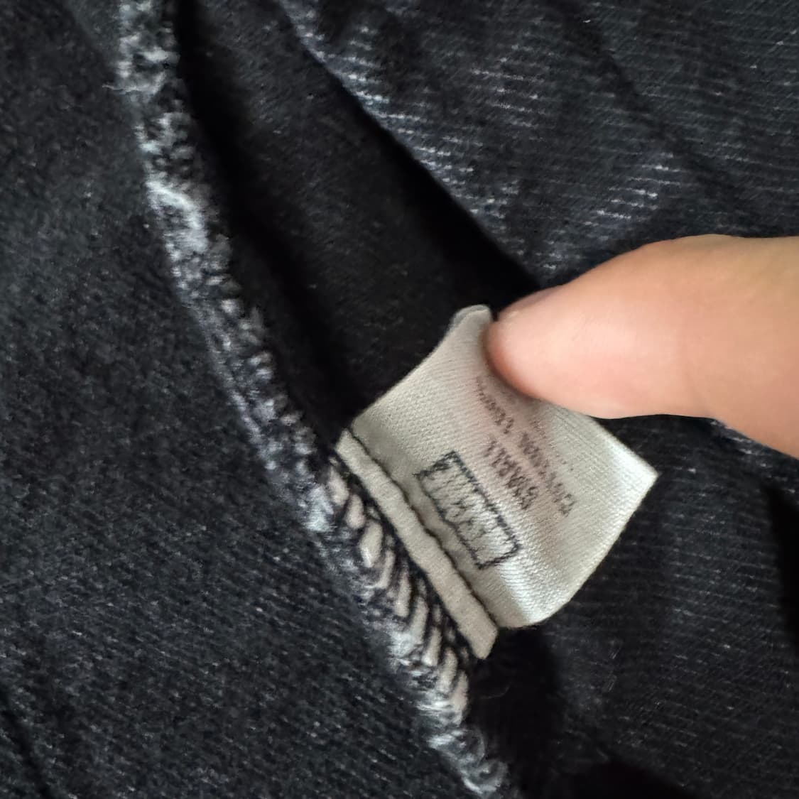 미스치프 흑청데님 자켓 S사이즈 상품이미지3