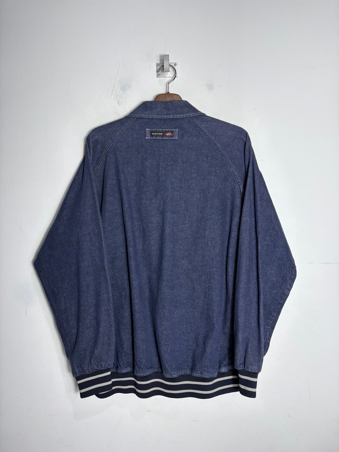 Majah flavah 데님 바시티 자켓 상품이미지7