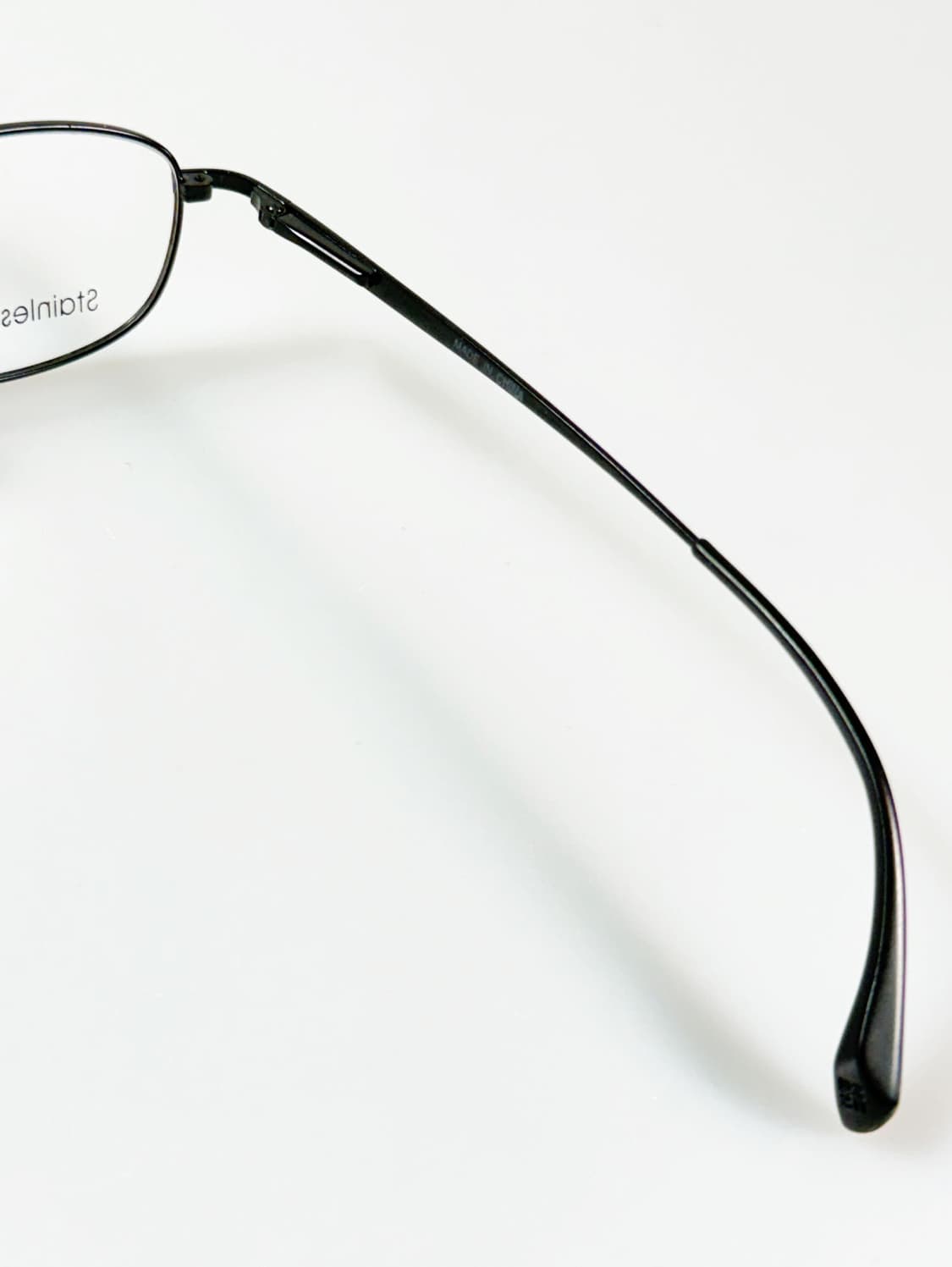 90s 컬럼비아 블랙 슬림 스퀘어 메탈 빈티지 안경 상품이미지7