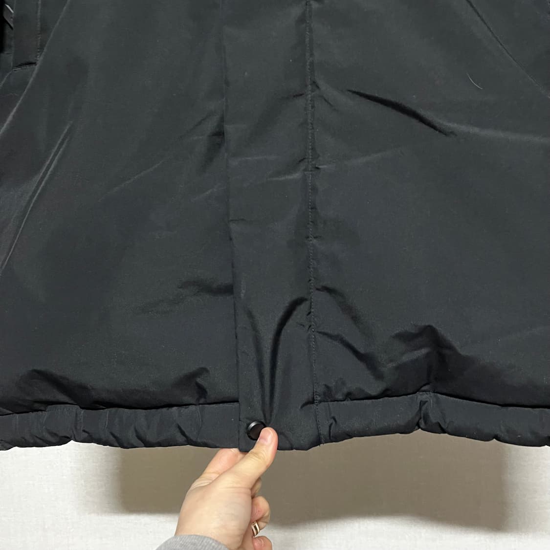 컬럼비아 구스다운 블랙 롱패딩 M 상품이미지5