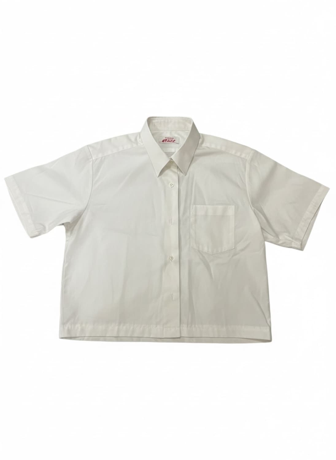 Tombow 반팔 크롭셔츠 상품이미지1