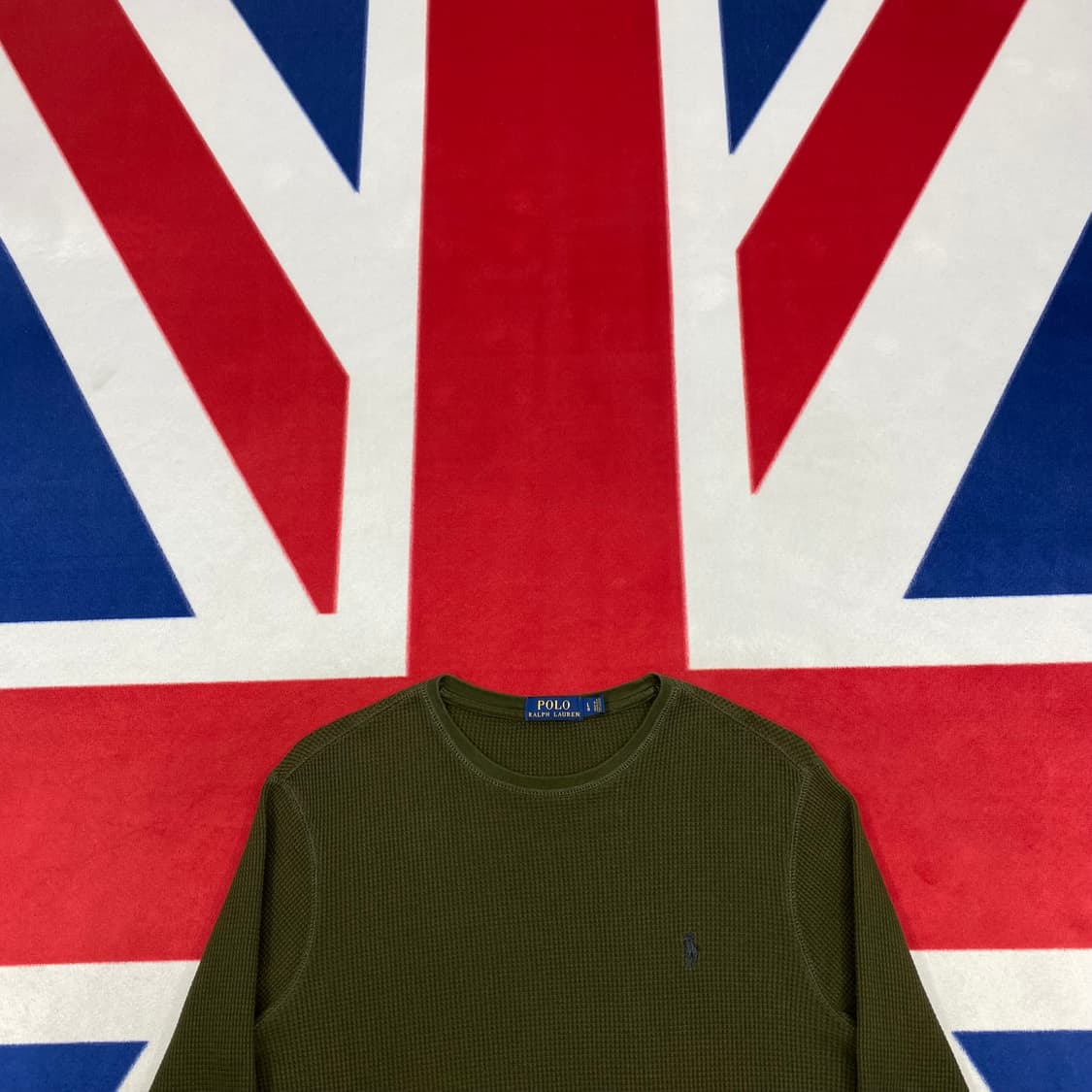 폴로 와플 롱슬리브 여성L  상품이미지2