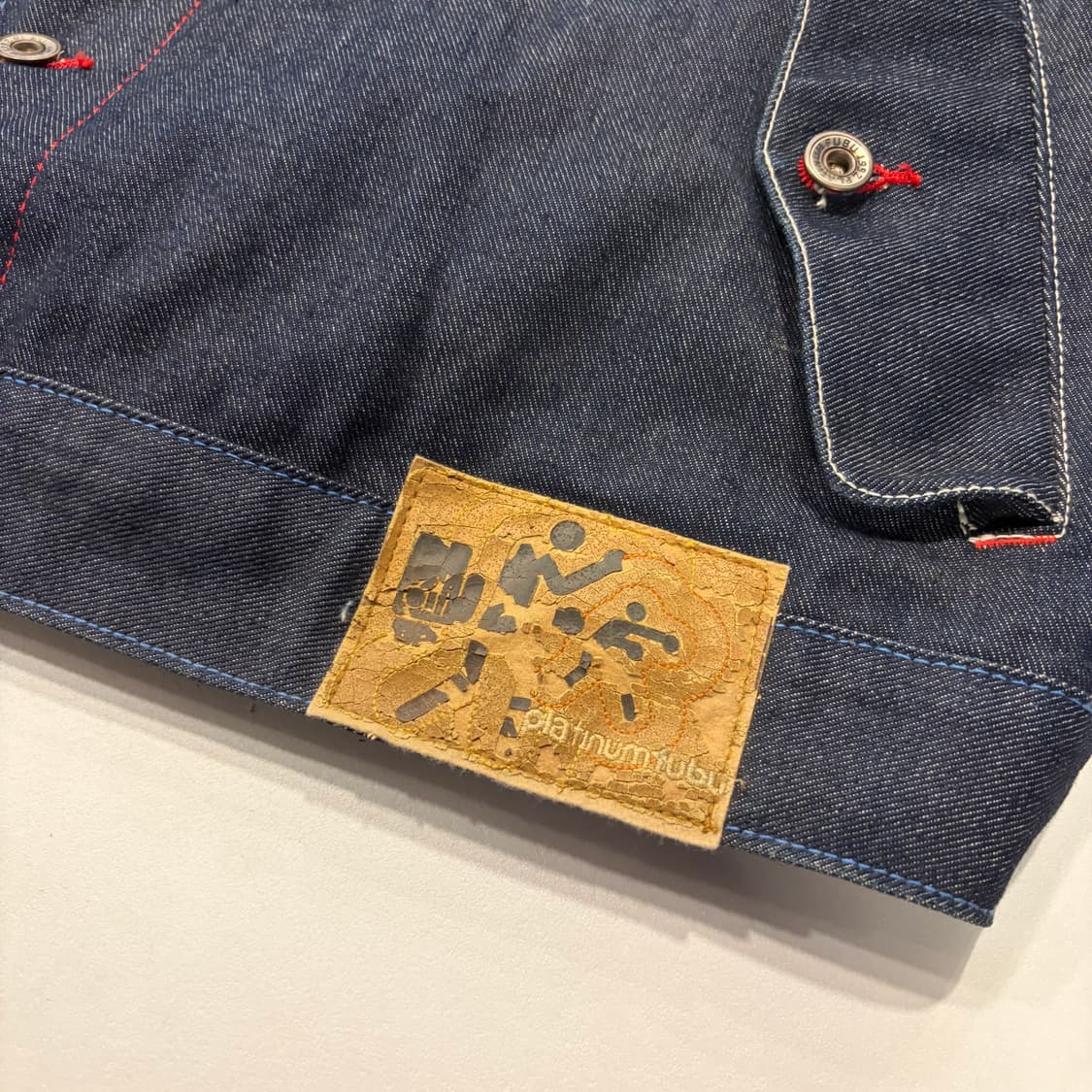 [M] 90s FUBU 플래티넘 푸부 무하마드 알리 데님 자켓 D679 상품이미지5