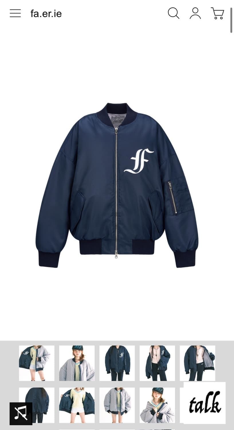 샵페어리 봄버자켓 색 교환 상품이미지1