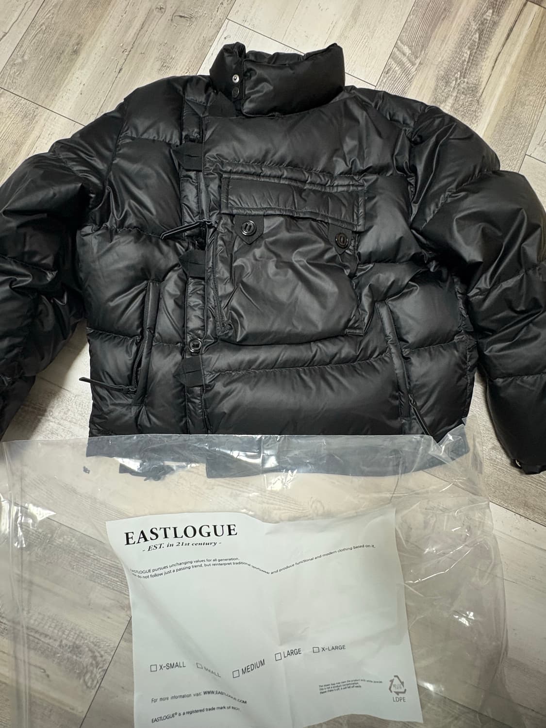 이스트로그 모터사이클 다운패딩 XL 상품이미지4