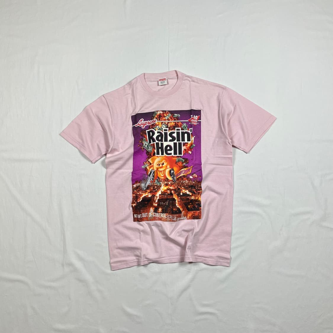 2005년도 슈프림 raisin hell 그래픽 반팔티 상품이미지1