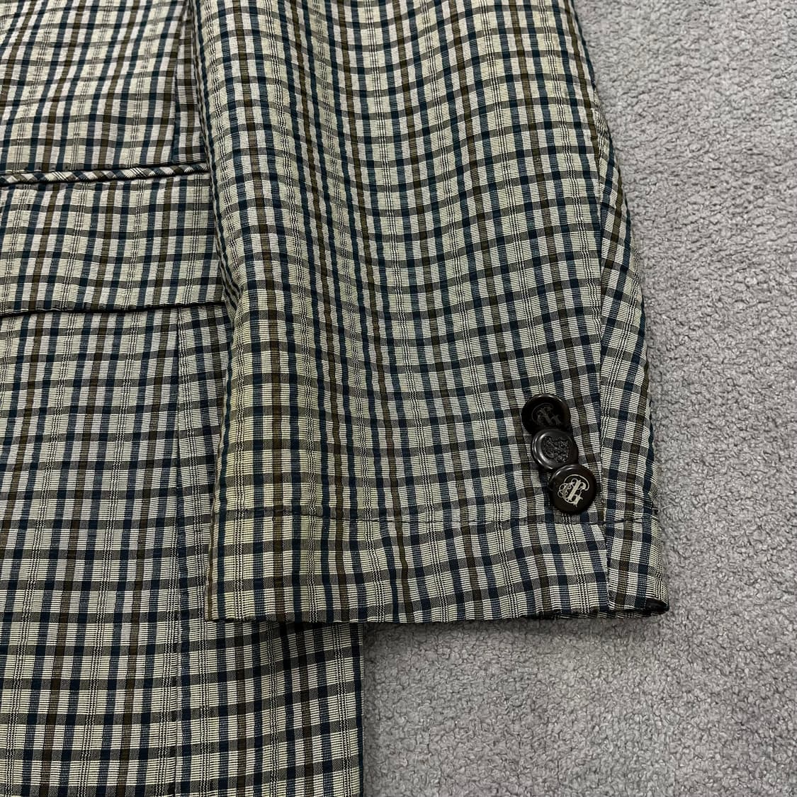 39R 지방시 체크무늬 블레이저 자켓 상품이미지3