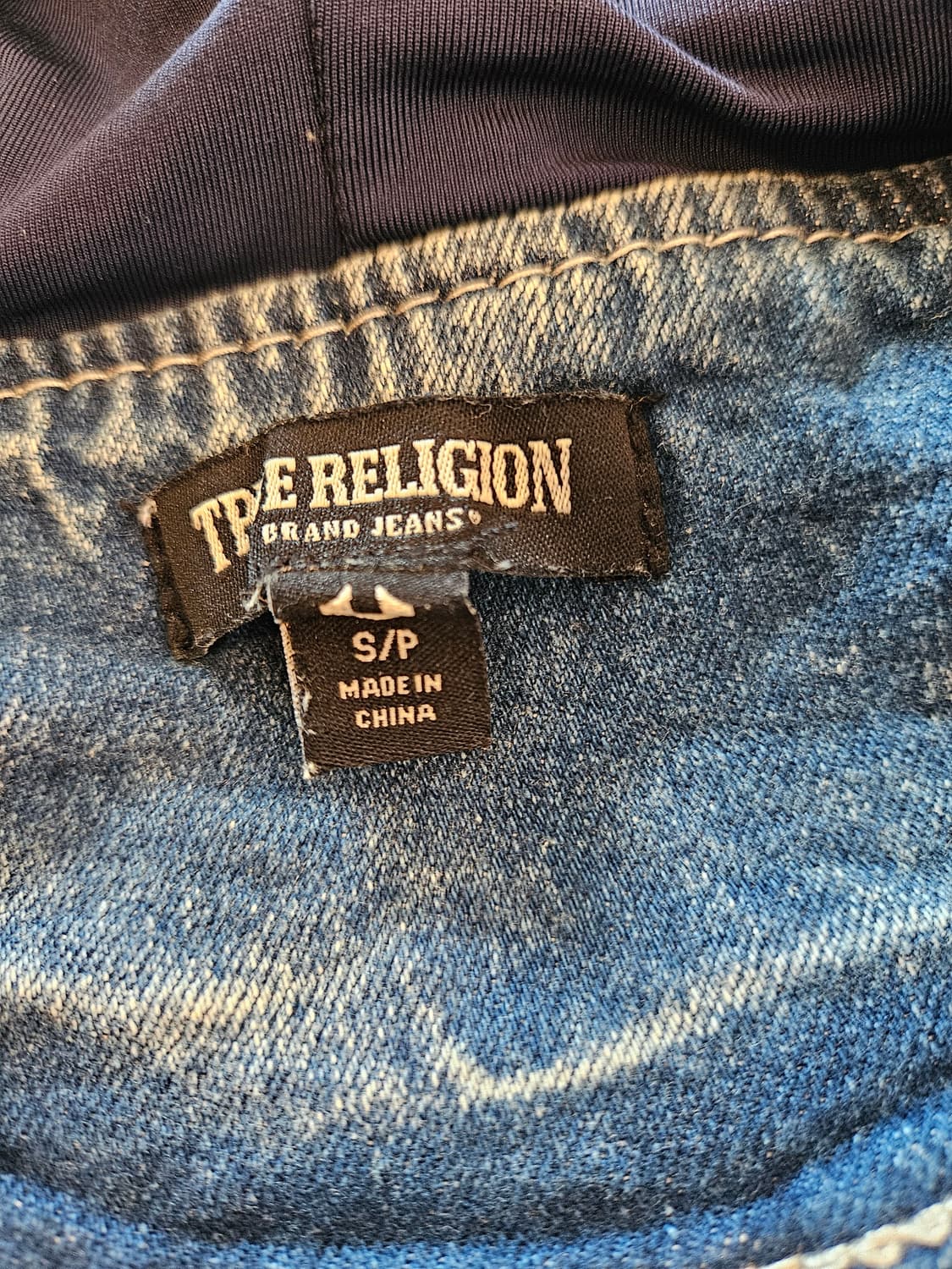 [새제품] 트루 릴리젼 빅티 데님 후드집업 상품이미지5