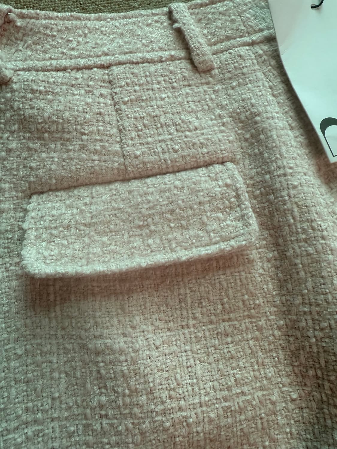 Grove연핑크 트위드 슬렉스  마른 55   새상품 상품이미지6