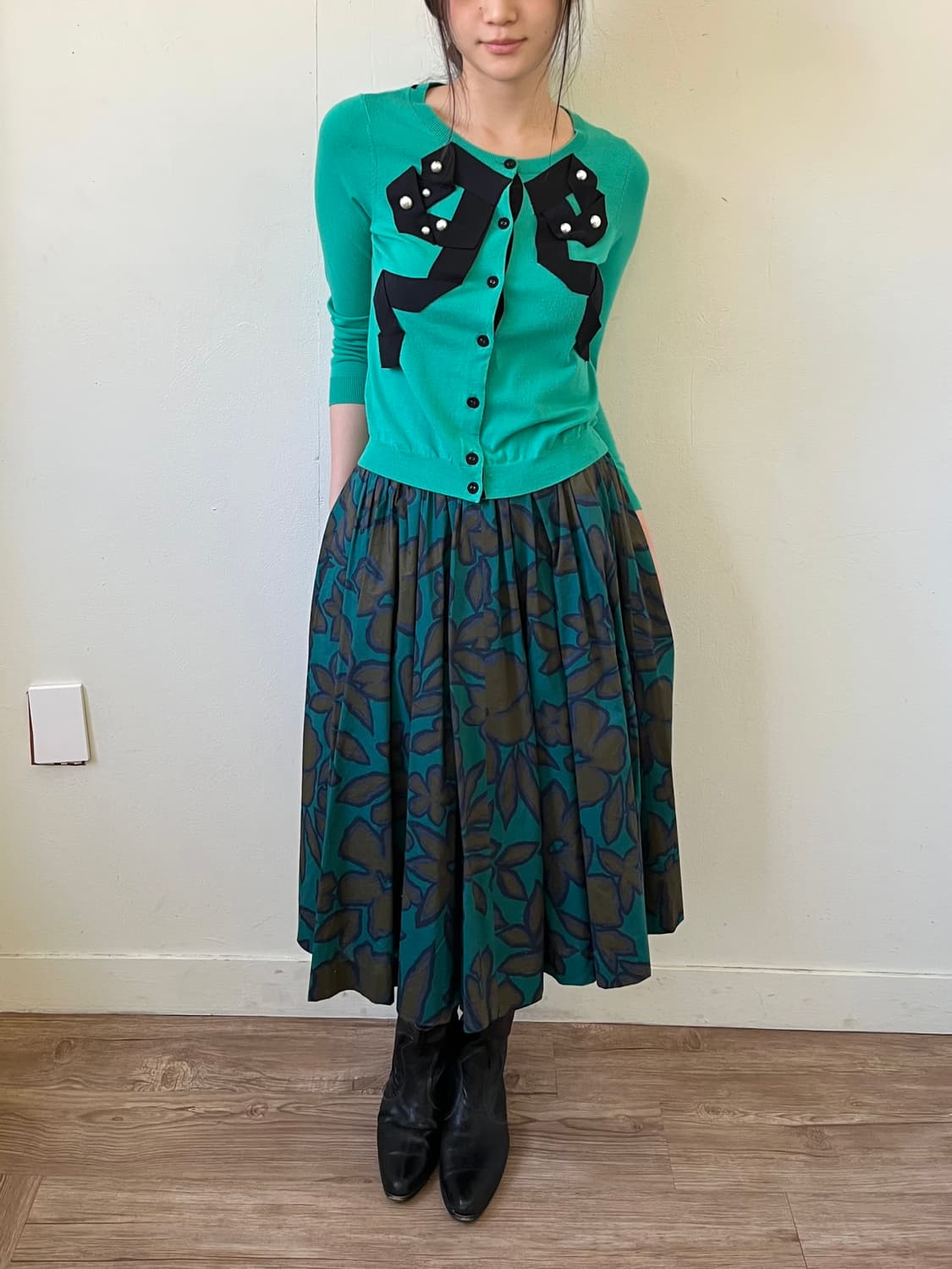 LANVIN 아트 타이 가디건 상품이미지7