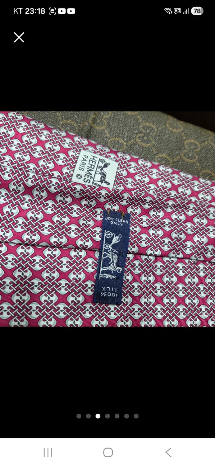 에르메스 실크 넥타이 5종 모두 상품이미지3