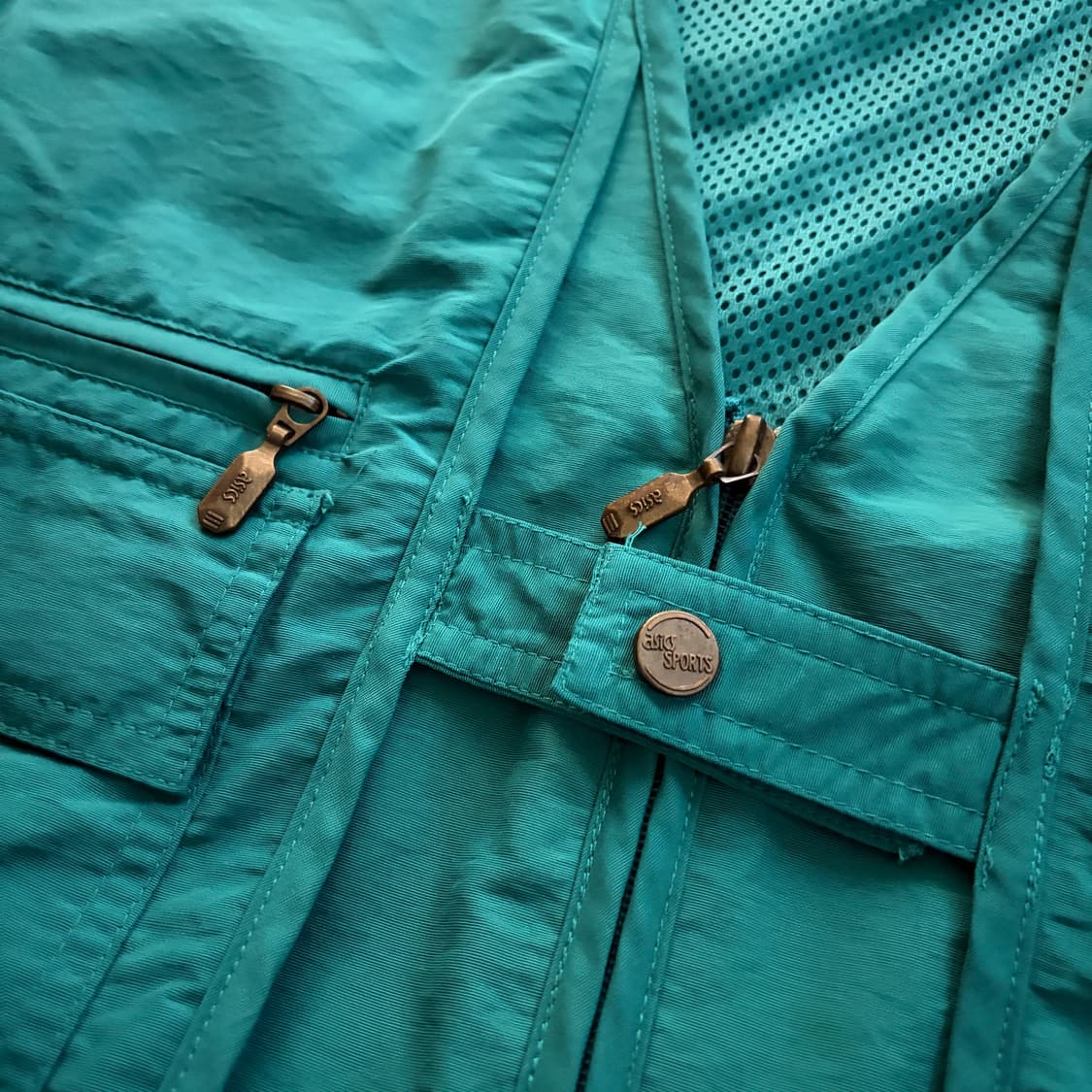 90s 아식스 스포츠 아웃도어 빈티지 유틸리티 베스트 XL 상품이미지4