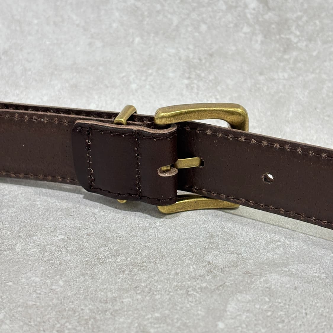 Oribell 새틴 골드 버클 이탈리아 소가죽 베이직 벨트 상품이미지7