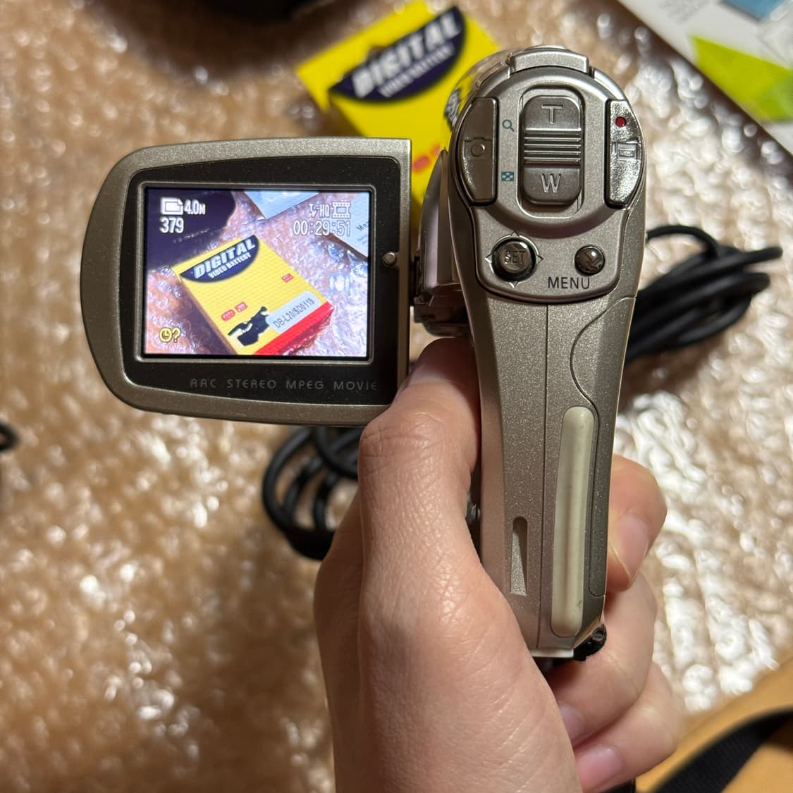 풀구성 산요작티 DMX-C4 SANYO XACTI C4 빈티지캠코더 디카 상품이미지7