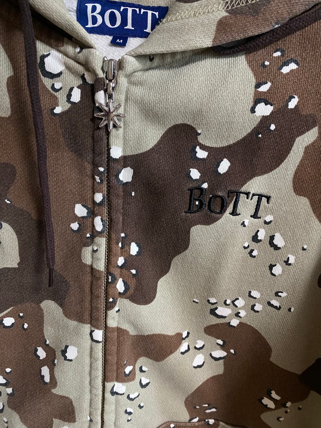BOTT 카모 후드집업 M 상품이미지3