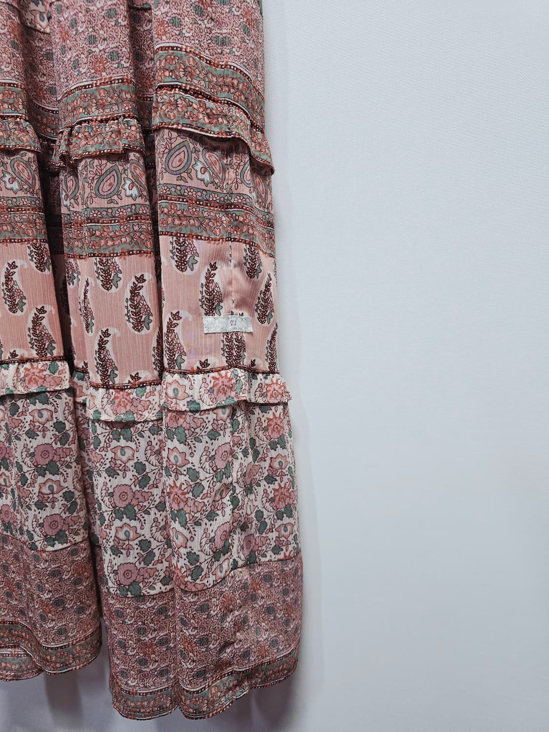 thursday island 플라워 패턴 롱 원피스 캉캉 스타일m 상품이미지3