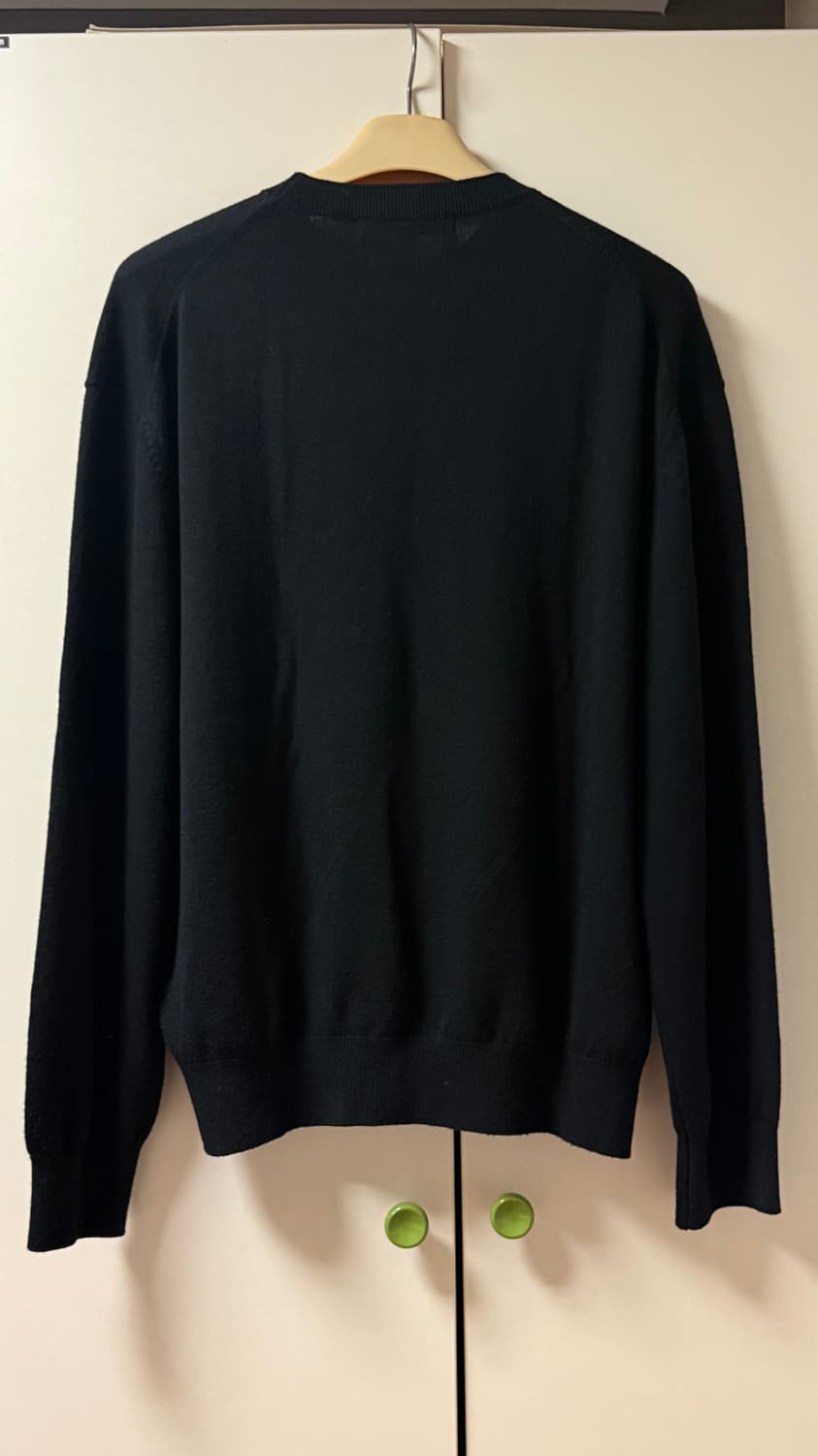 [5] 브라운야드 크루넥 니트 블랙 상품이미지3