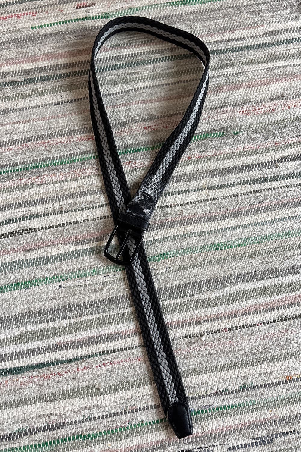 Two-Tone Braided Elastic Belt 상품이미지2