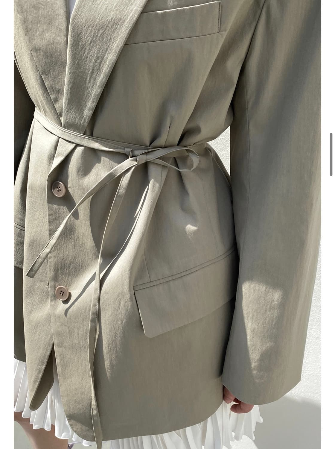 새상품) 드래곤블루스 드라이 터치 박시 싱글 스트랩 자켓 M 상품이미지8