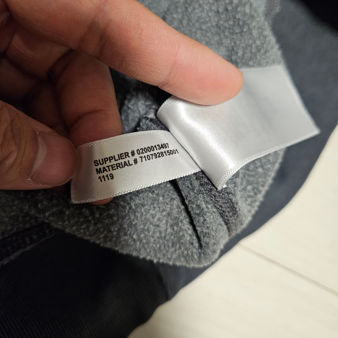 폴로 가먼트다이 맨투맨 - 폴로 블랙 /M사이즈 상품이미지5