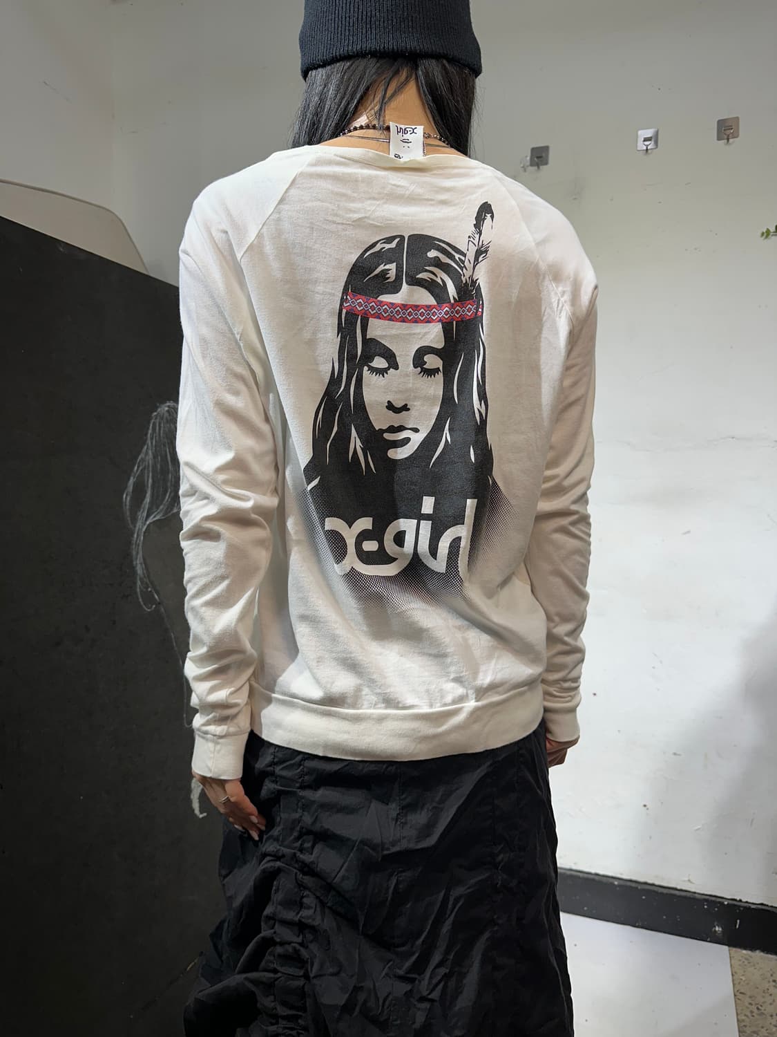 Jpn 일본 빈티지 고딕 펑크 프린팅 롱슬리브 M 상품이미지4