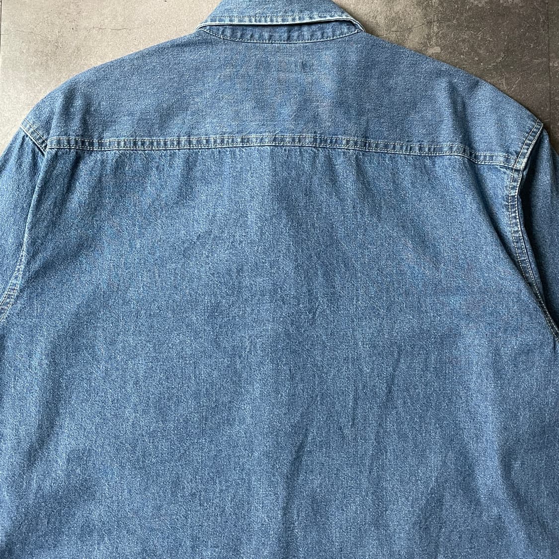 PORT AUTHORITY 빈티지 코튼 데님 셔츠 A00644 상품이미지8
