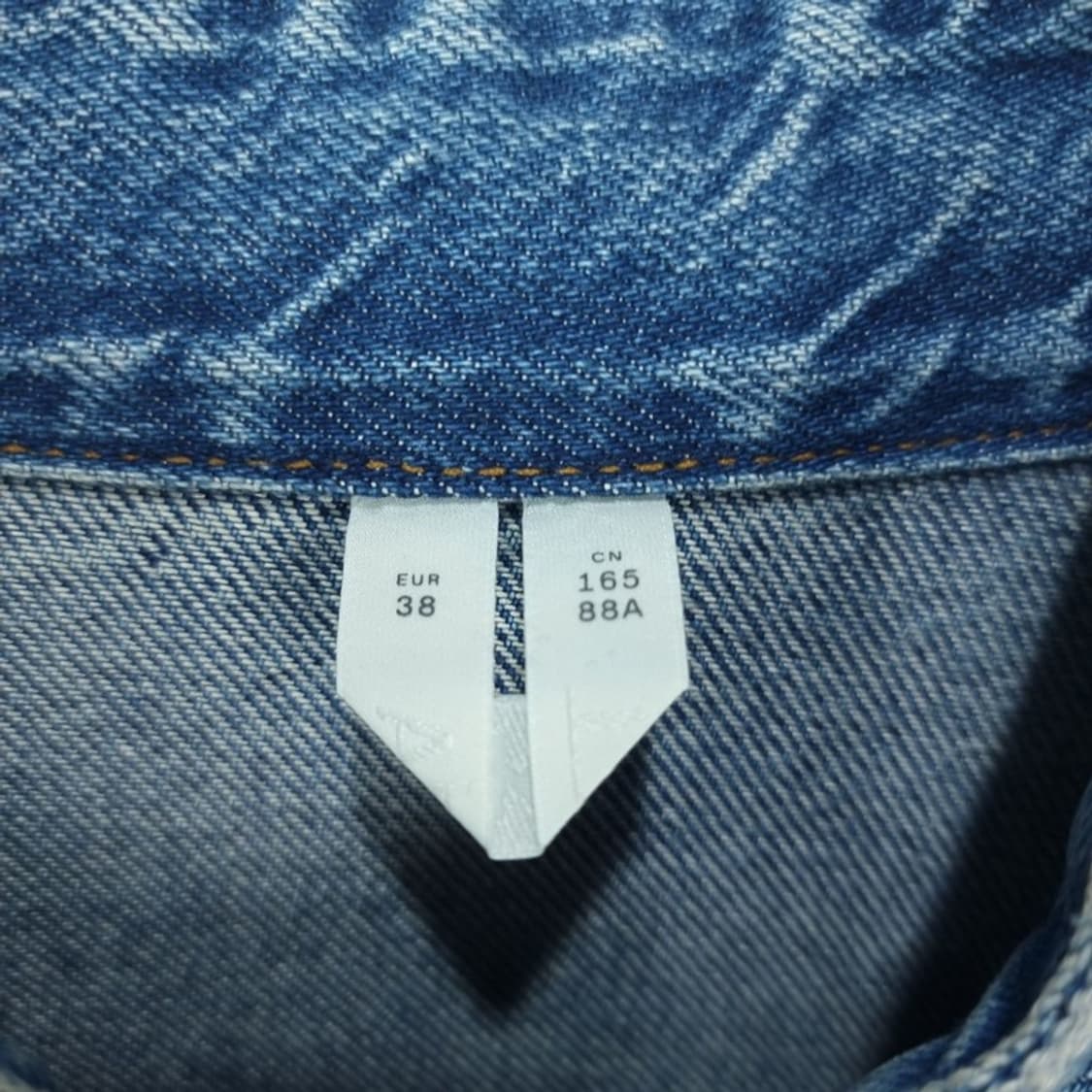 [아르켓] 차이나 카라 오버핏 데님 셔츠 자켓 M18572 상품이미지6