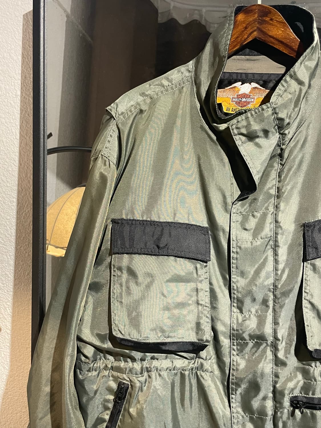 할리데이비슨 카키 야상 바람막이 L 상품이미지3