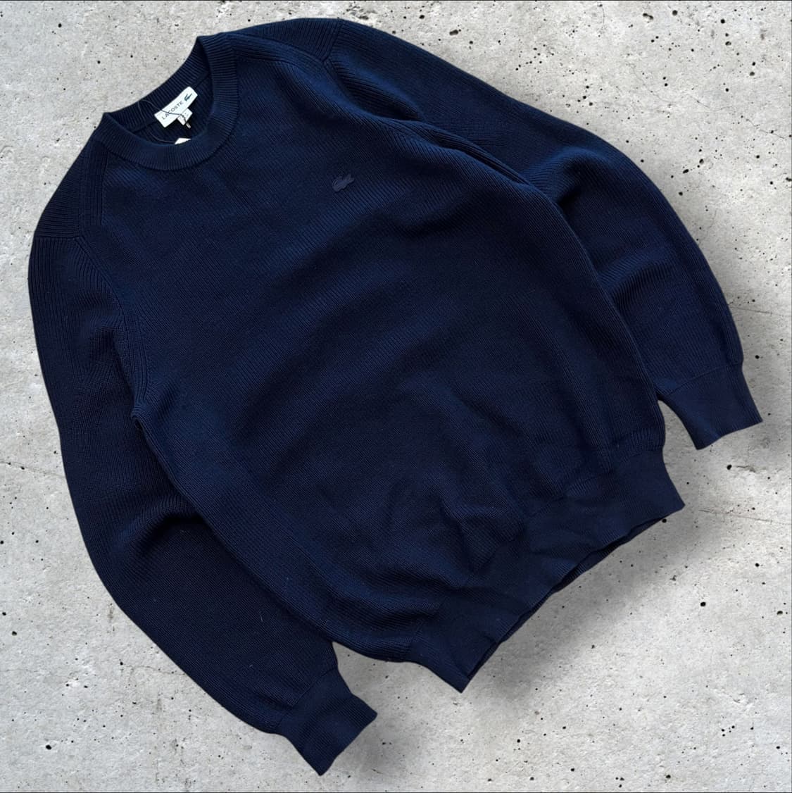 [M] 라코스테 울 네이비 니트 스웨터 D696 상품이미지1