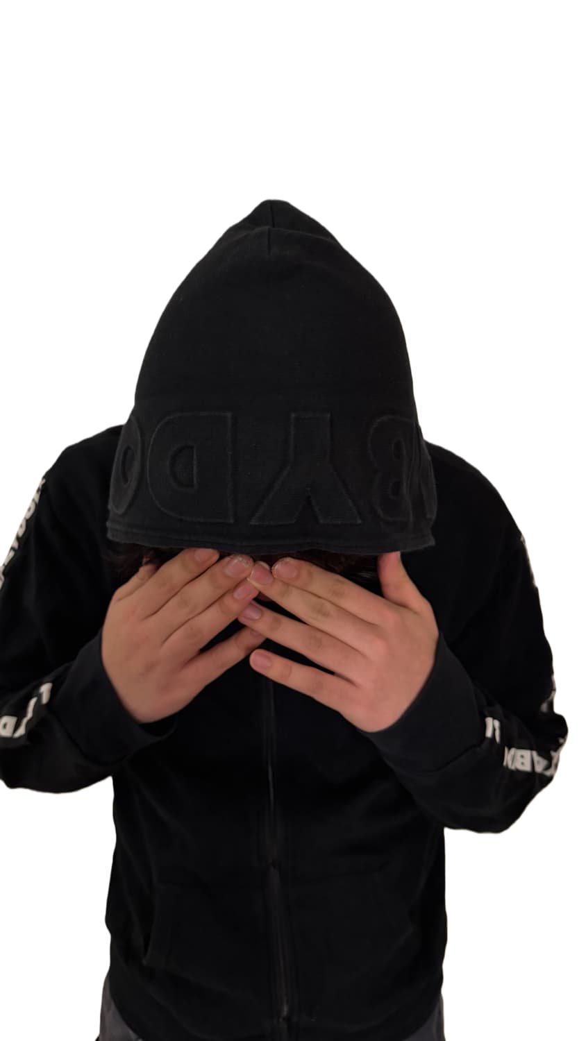 BabyDoll 베이비돌 블랙 후드집업 갸루/핀터/Y2k깔 상품이미지4