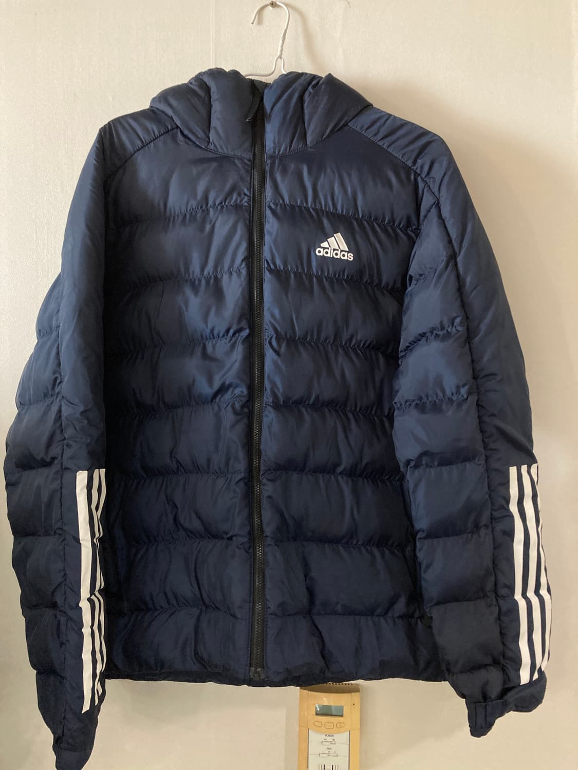 아디다스 네이비 삼선 패딩 상품이미지1