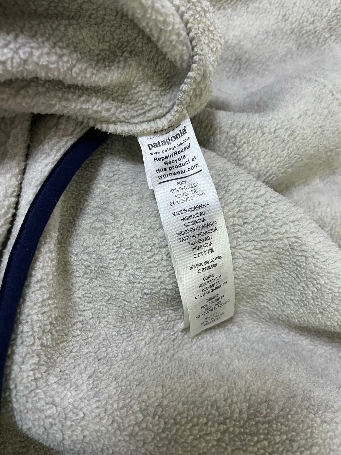 파타고니아 신칠라 오트밀 헤비웨이트 M 상품이미지4