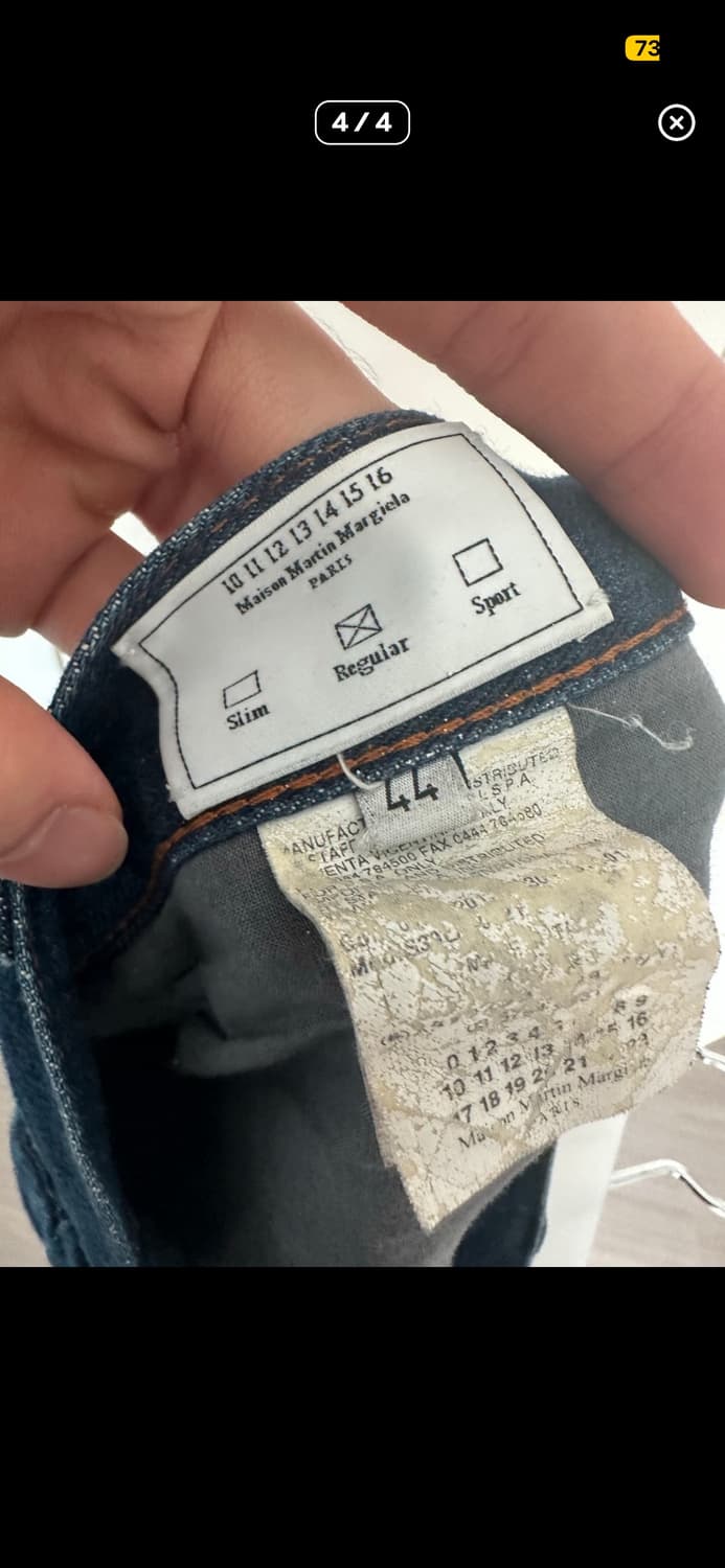[44] 메종 마르지엘라 레귤러핏 데님 상품이미지4