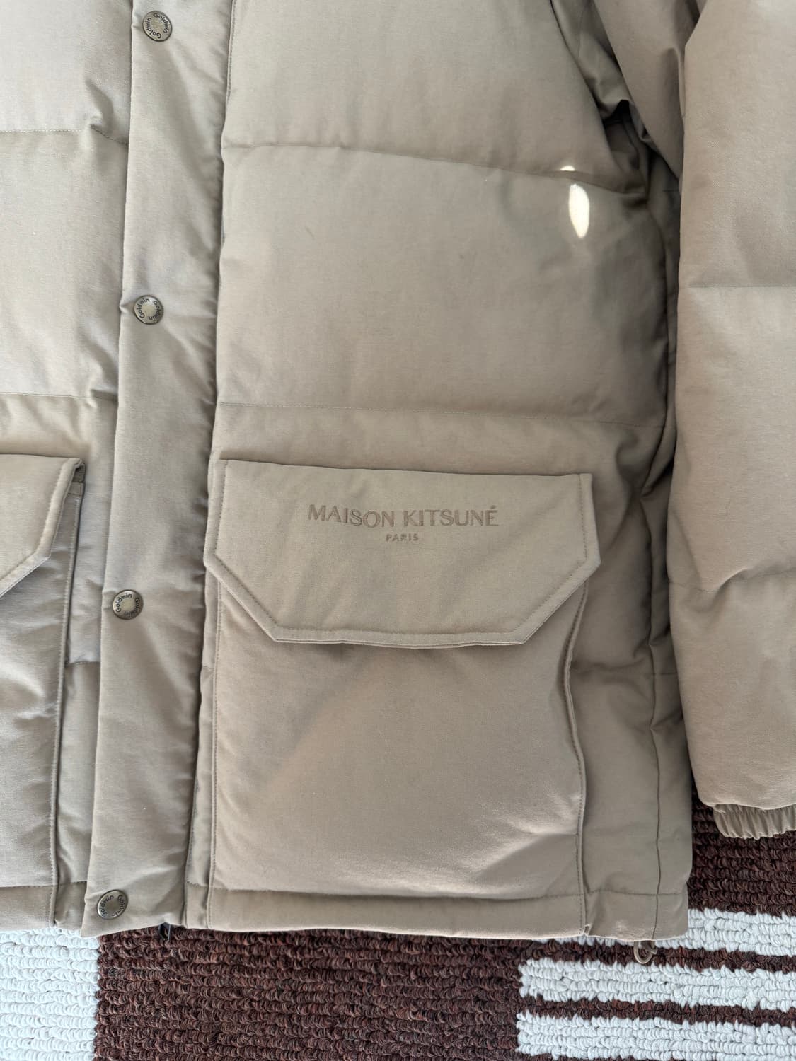 골드윈 goldwin x 메종 키츠네 필드 다운 자켓 패딩 상품이미지4