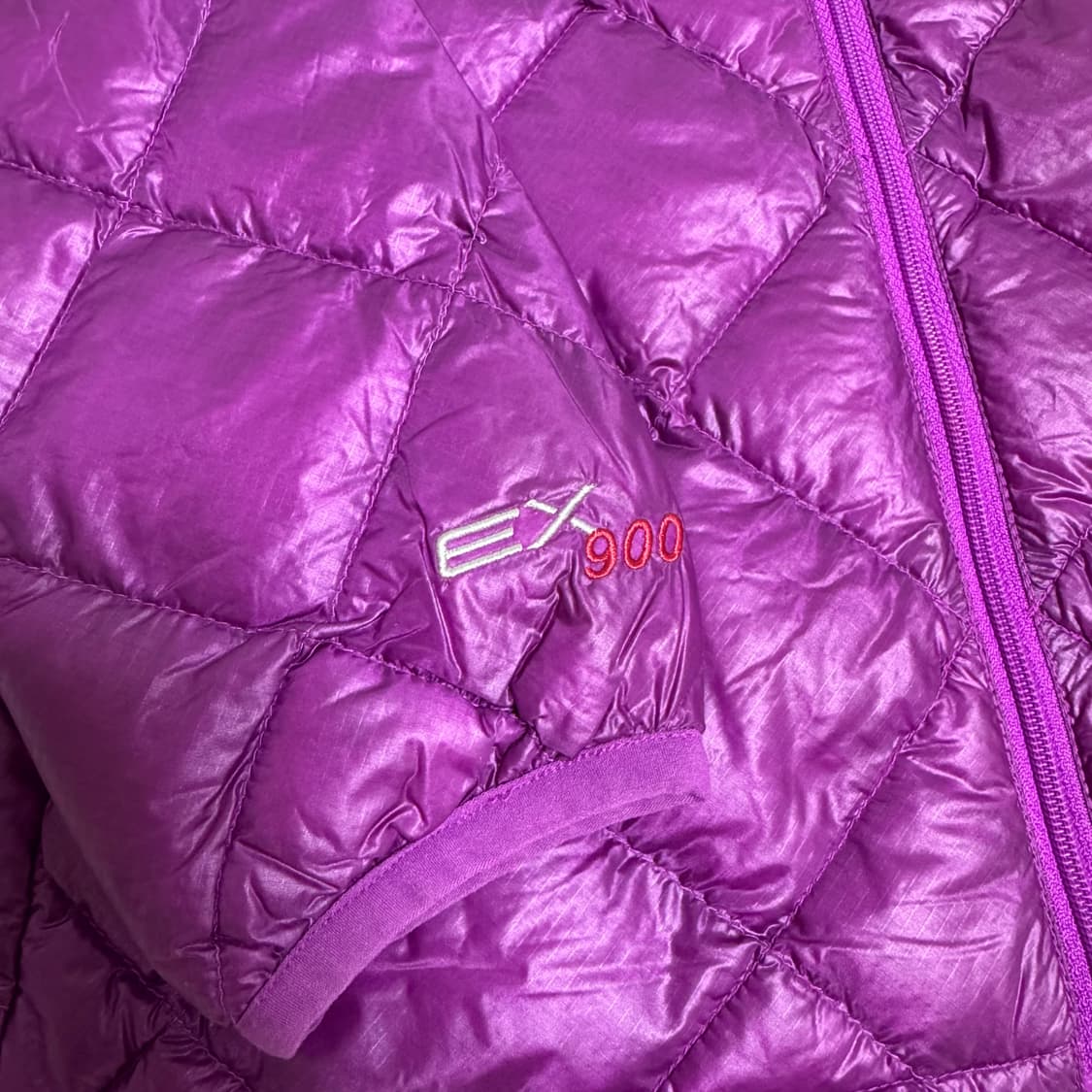 몽벨 EX900 경량 패딩 S 퍼플 상품이미지3