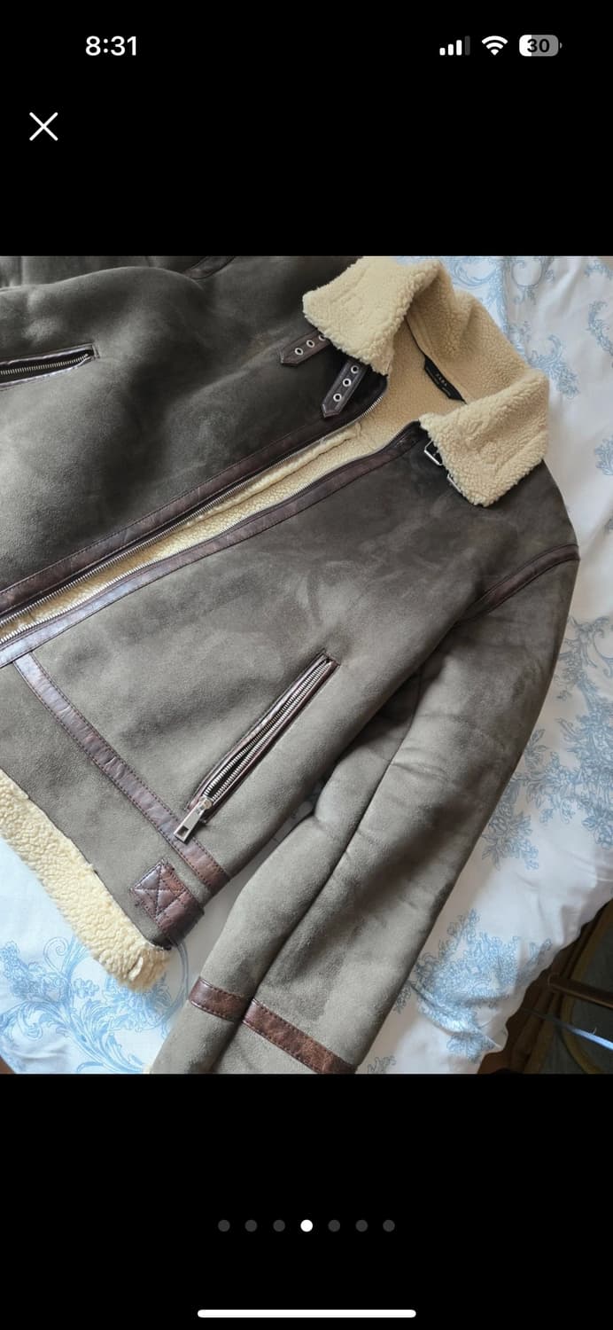 ZARA 무스탕 자켓 XL(44) 상품이미지4