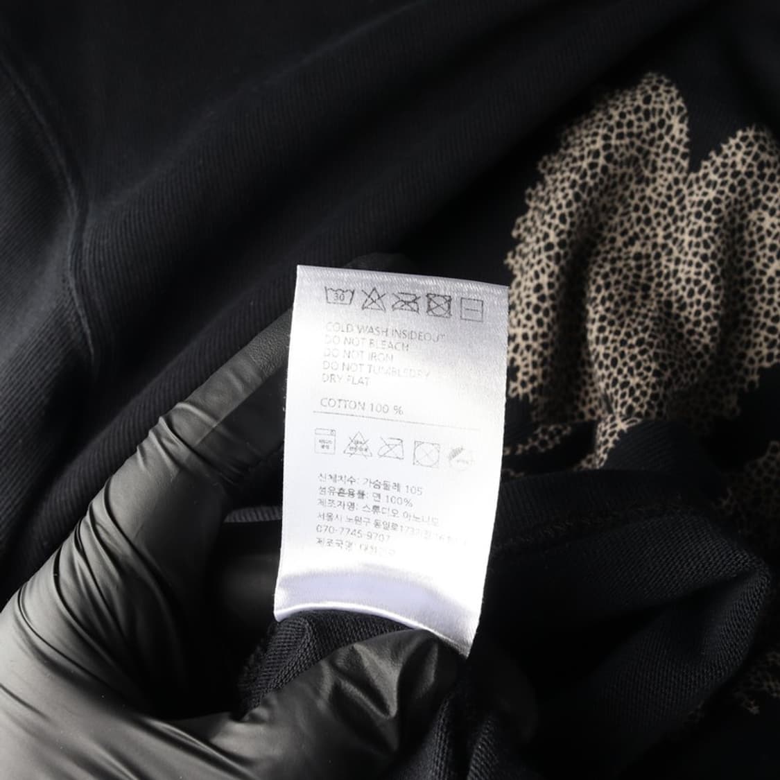 아노니모아노니마 플라워 그래픽 롱슬리브 티셔츠 XL 상품이미지6