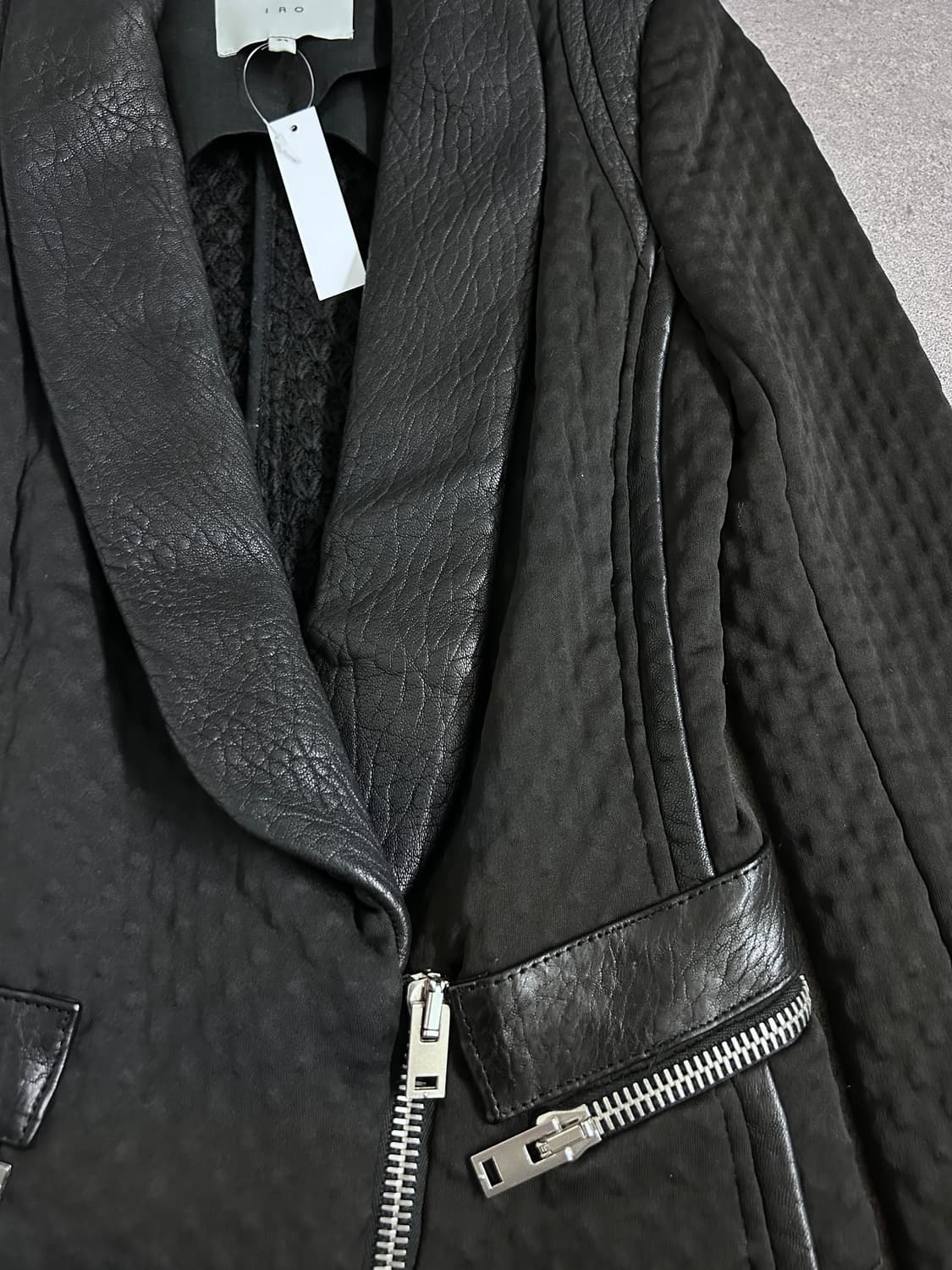IRO Quilted Leather Gothic Trim Blazer 상품이미지3