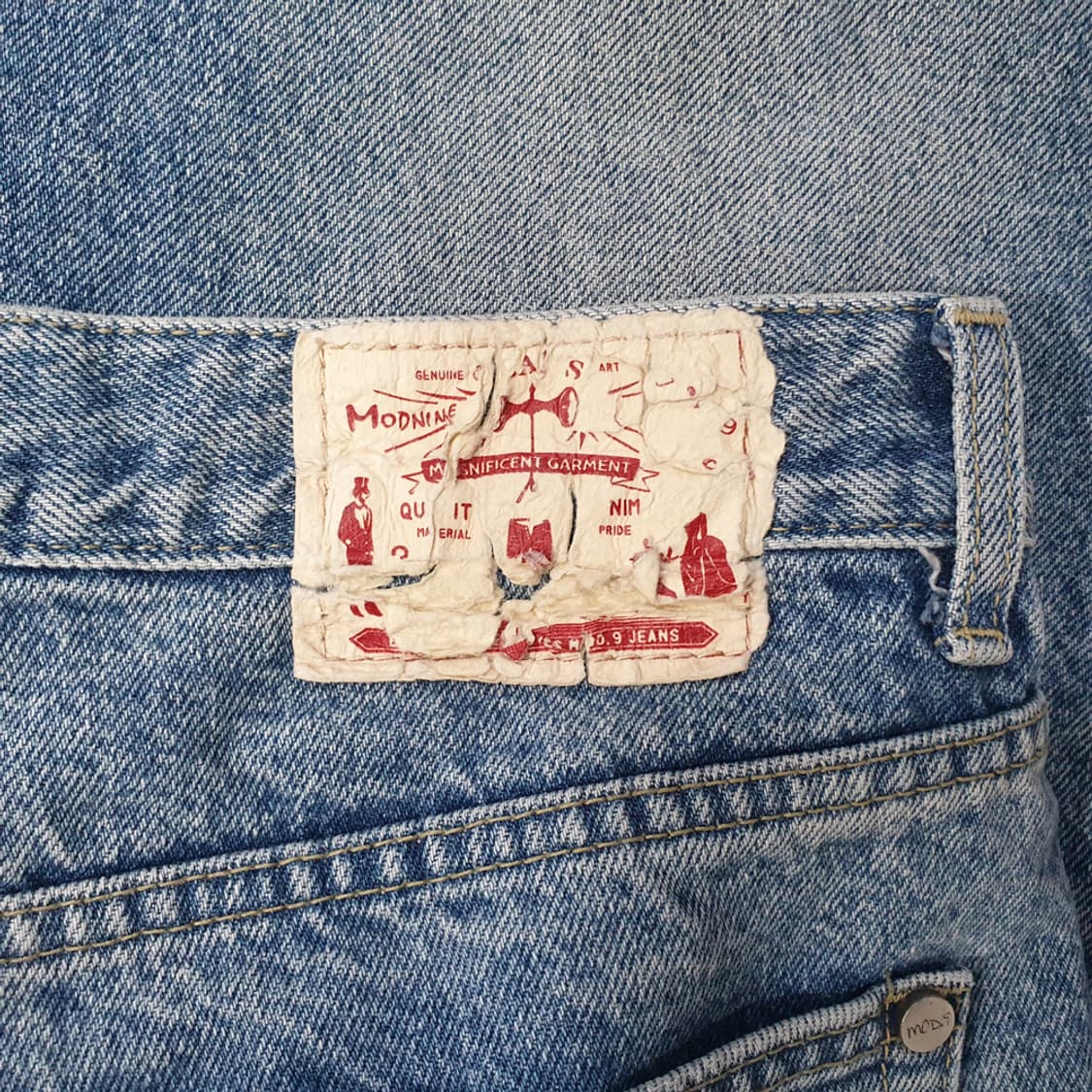 모드나인 데님 청바지 33 상품이미지5