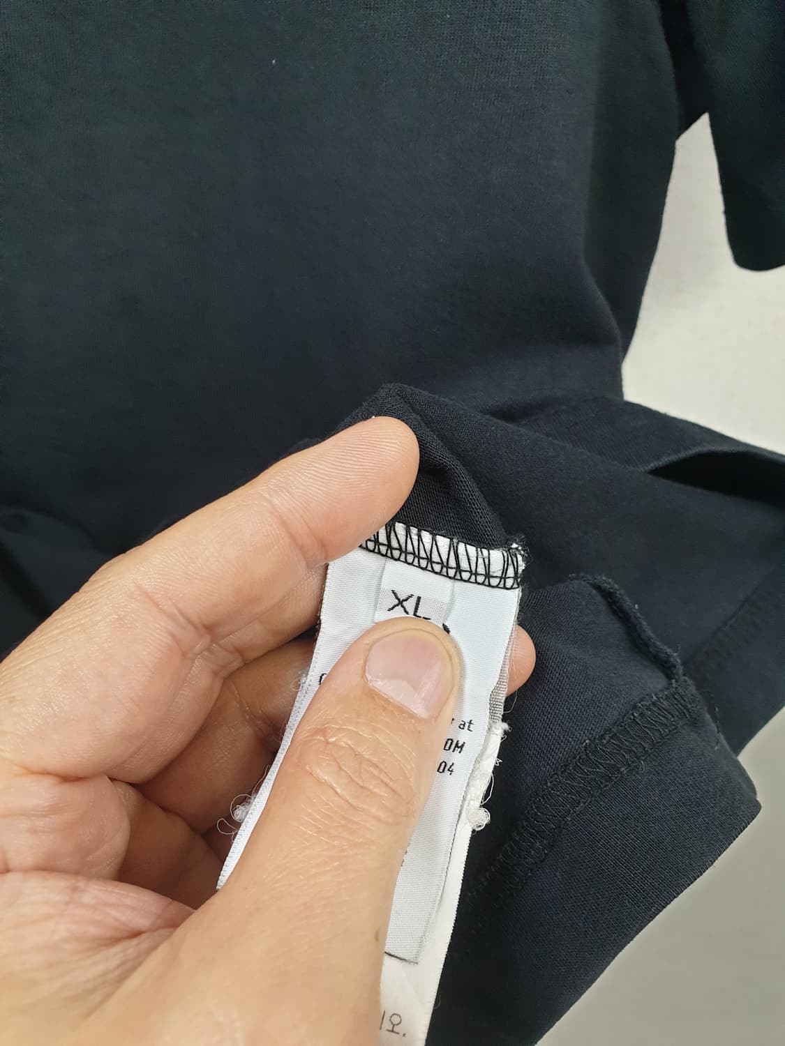 [xl/105/정품] cp컴퍼니 헤리넥 반팔 블랙 상품이미지4