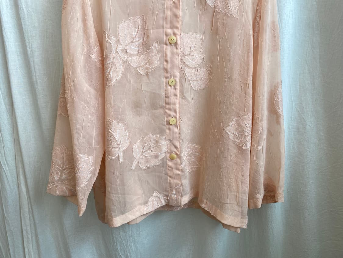 코랄 시스루 블라우스(F) 상품이미지5