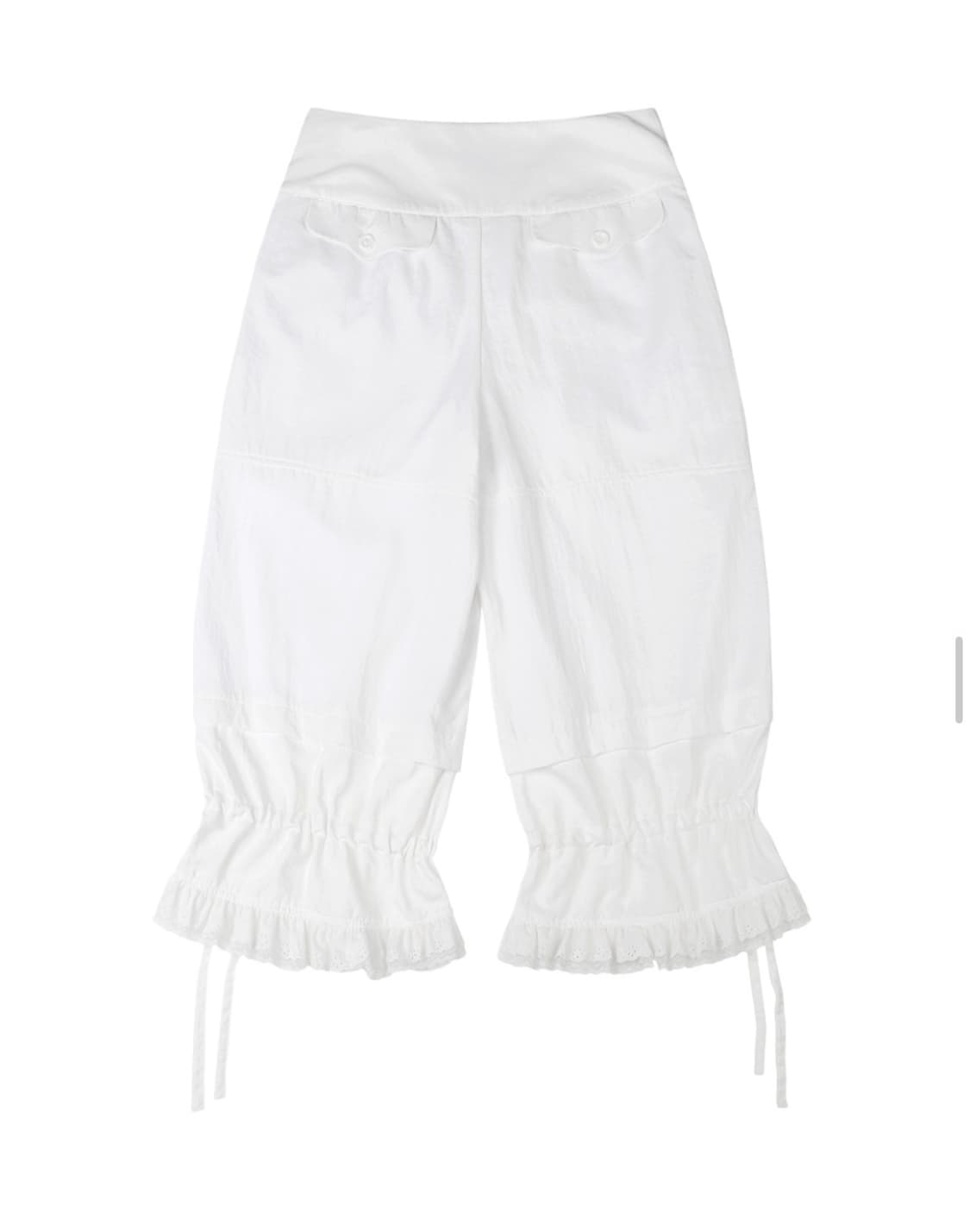 뚜오미오 RIBBON MIDI PANTS 1사이즈 리본 미디 팬츠 7부 상품이미지7