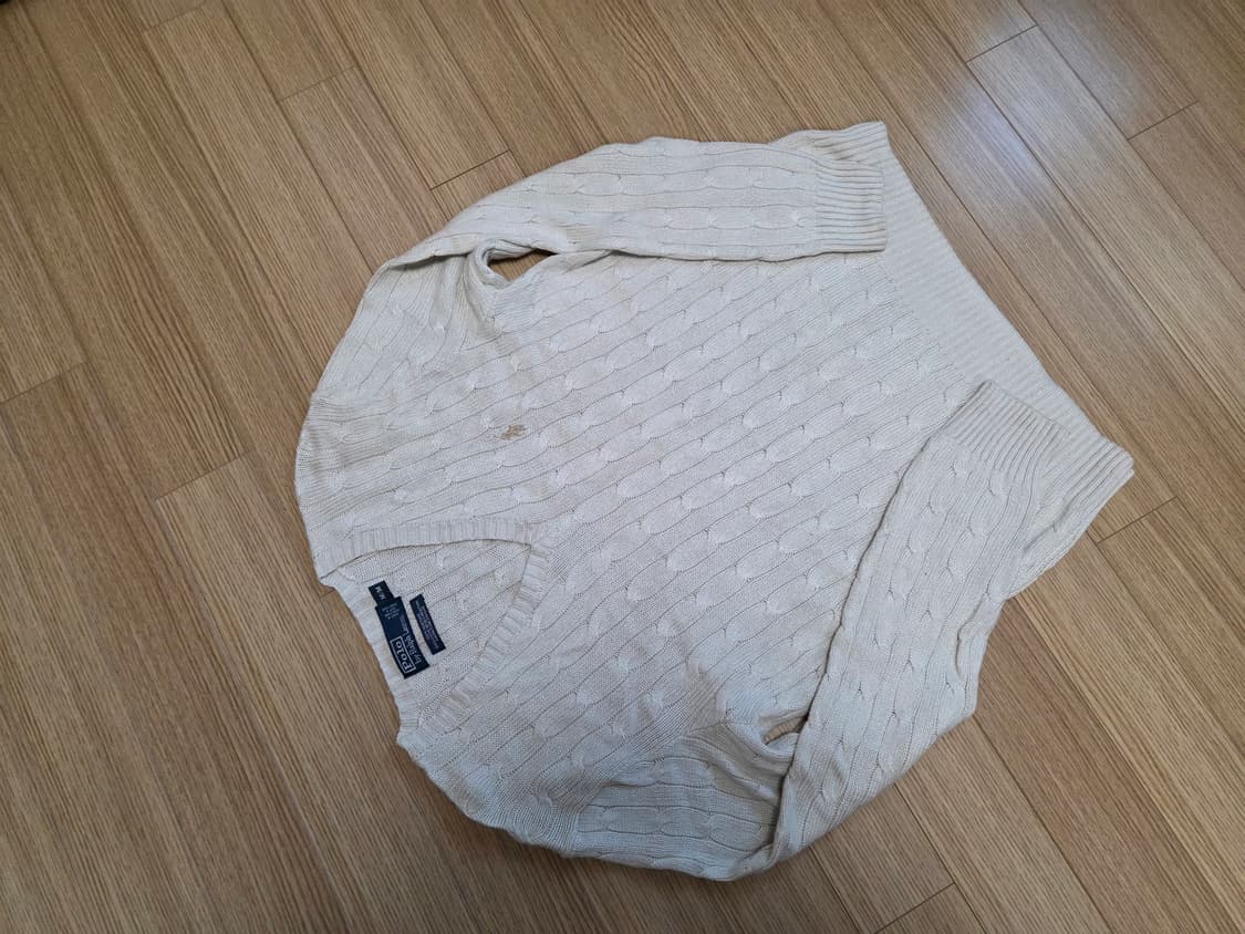 폴로 랄프로렌 포니 케이블 브이넥 실크 니트 상품이미지7