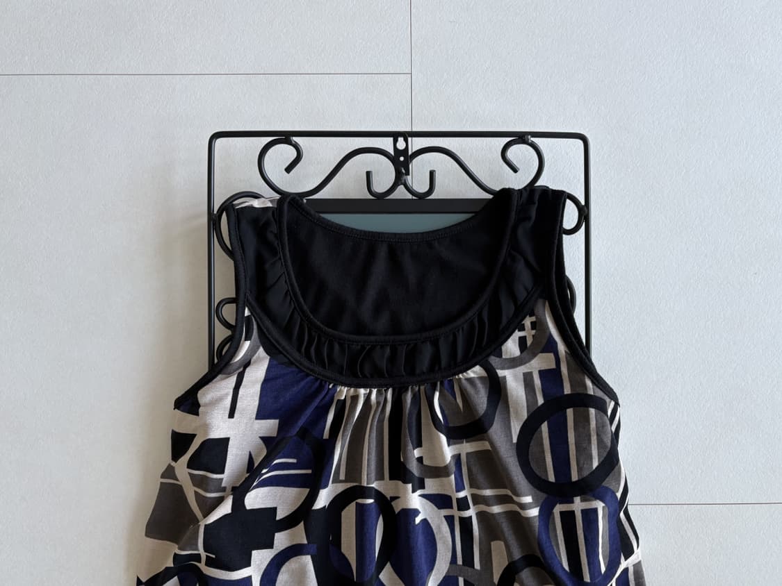 vintage geo print top 상품이미지3