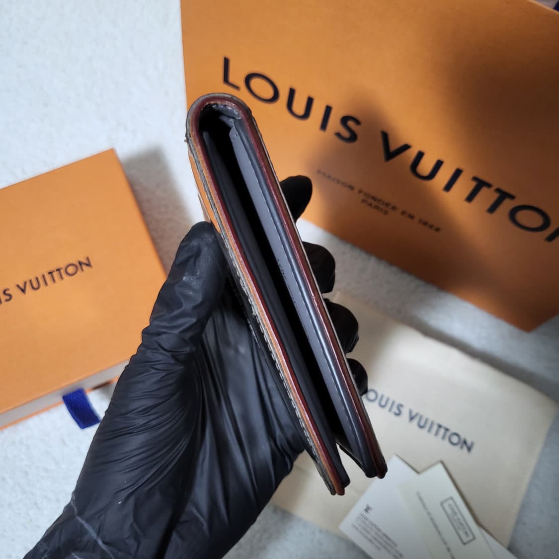 [한정판/풀구성] 루이비통 모노그램 미러 슬렌더 반지갑  상품이미지7