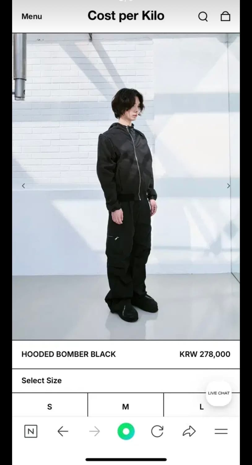 코스트퍼킬로 후드봄버자켓 상품이미지3