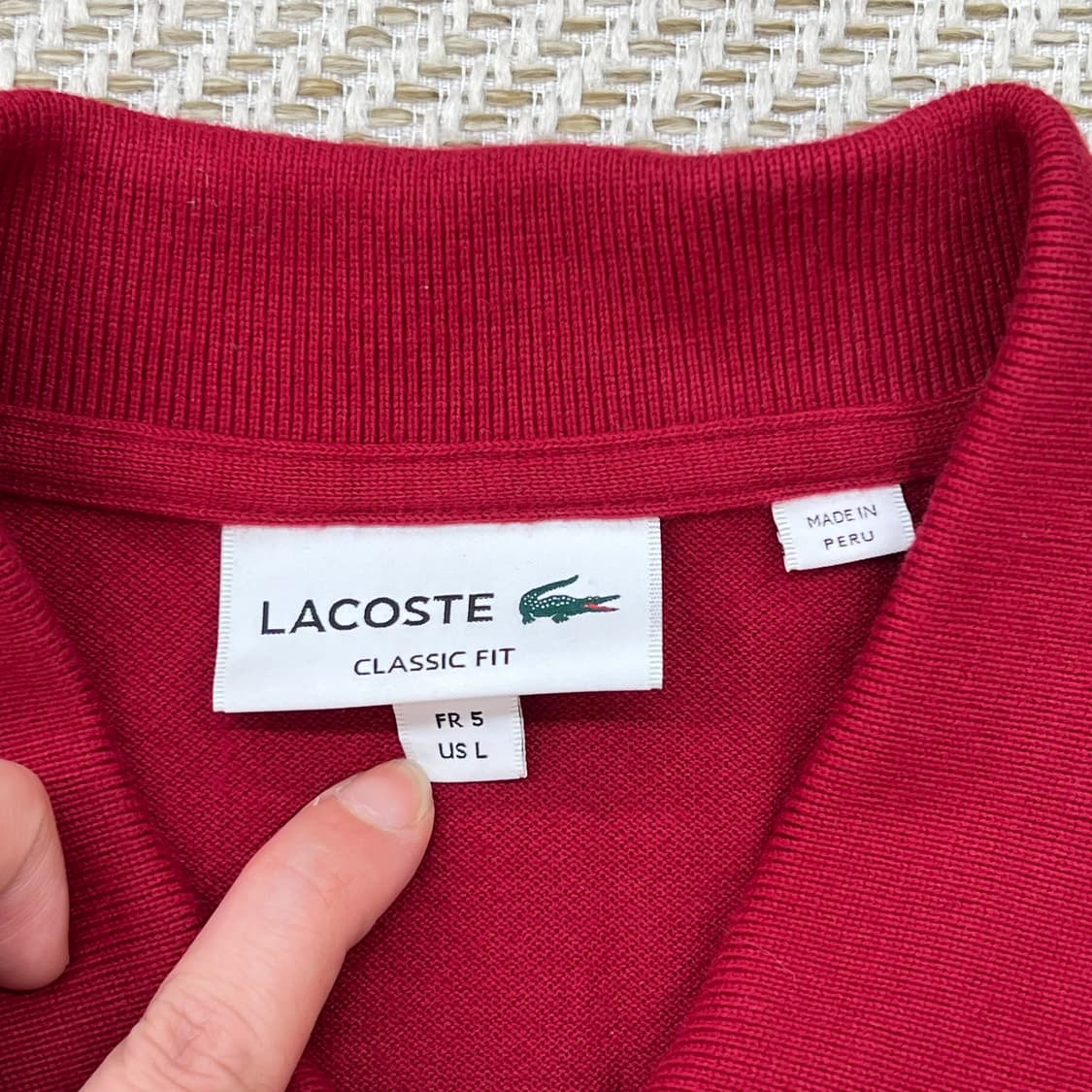 라코스테 pk 롱슬리브 r2450 상품이미지5