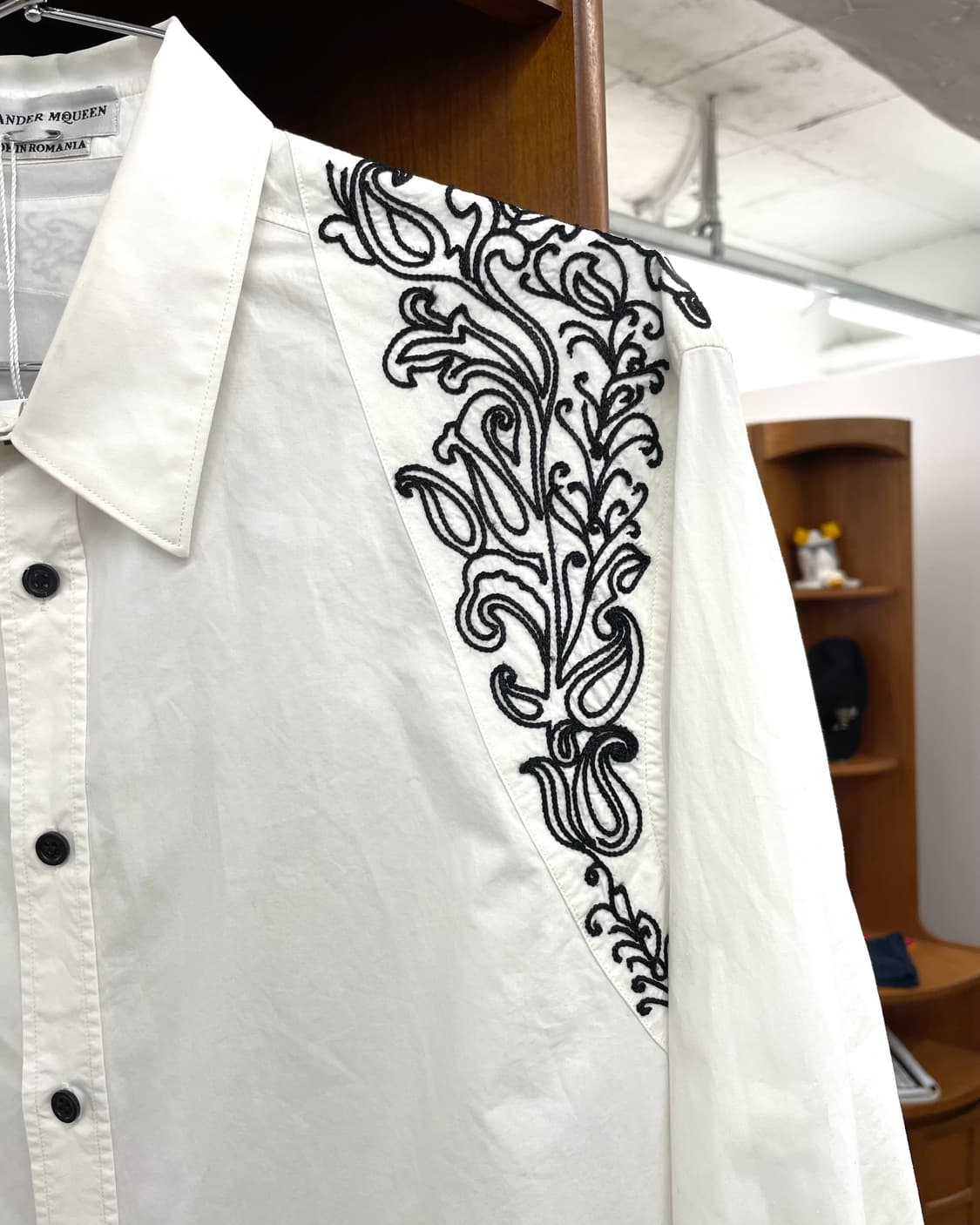 [XL] 알렉산더맥퀸 체인 자수 셔츠 상품이미지7