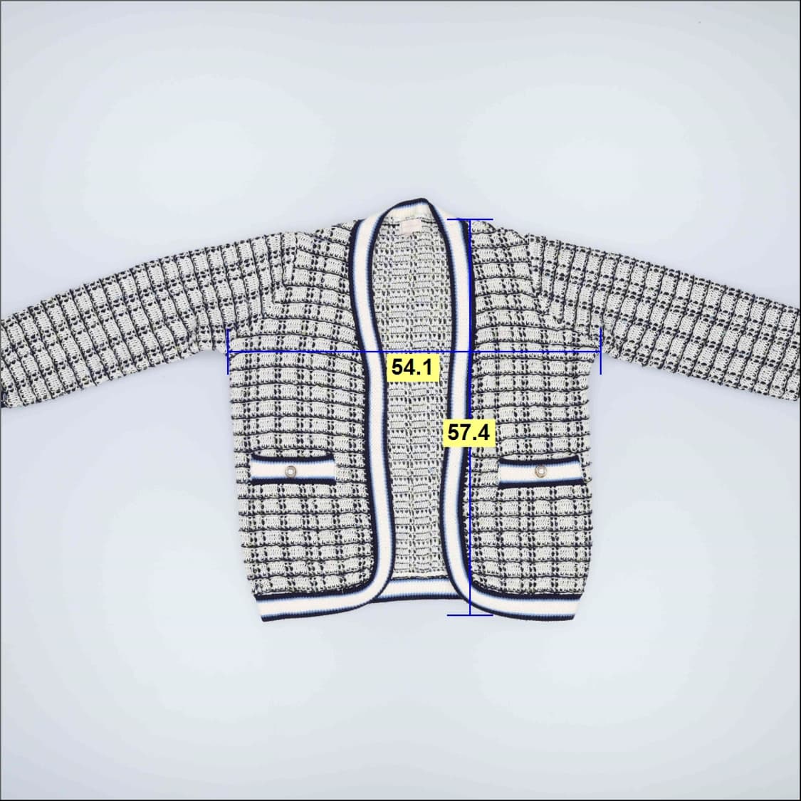 M 플라스틱아일랜드 여성 트위드가디건 0203H1 상품이미지5