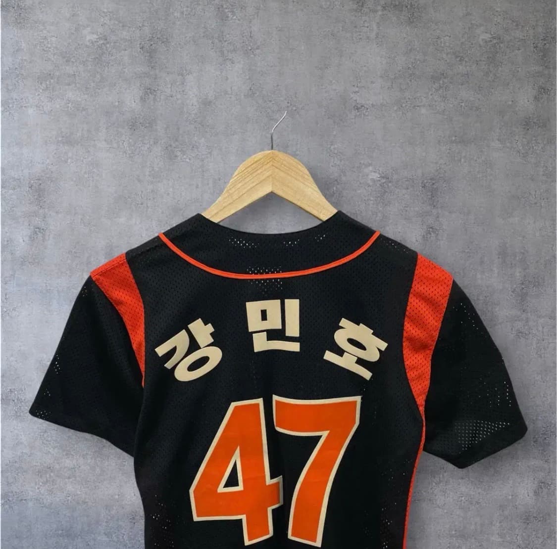 롯데자이언츠 블랙 유니폼 (47강민호 마킹) - 11세 상품이미지4